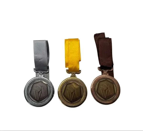 3 Wicket Cricket Medal 60mm