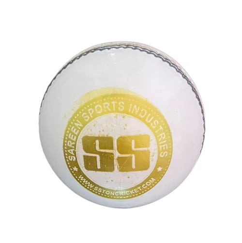 SS County White Cricket Ball
