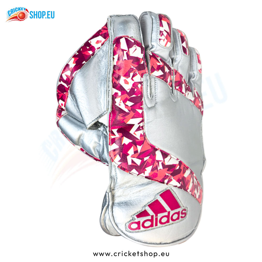 Adidas Pellara 3.0 Wicket Keeping Gloves Red/Silver Adult