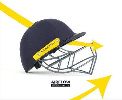 Masuri C LINE PLUS Steel Cricket Helmet Navy