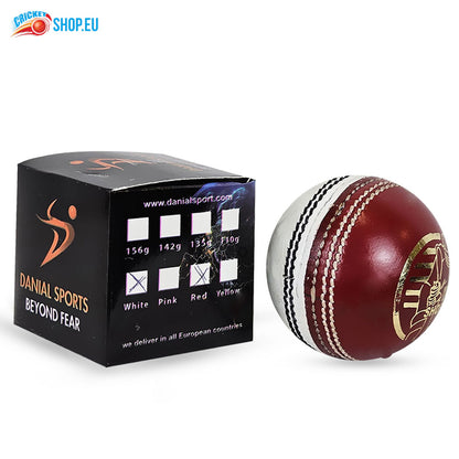 DS Practice Red/White Cricket Ball