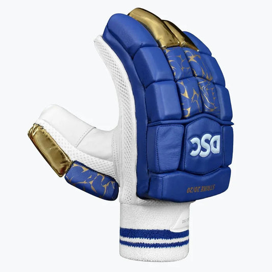 DSC Strike 20/20 Batting Gloves Blue