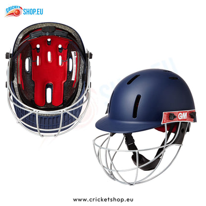 GM Purist Geo II Cricket Helmet Navy