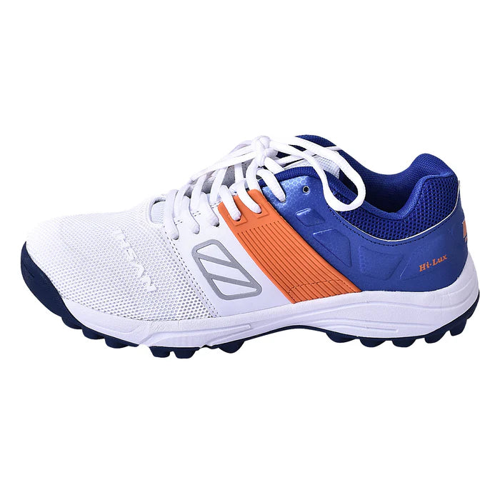 Ihsan Hi Lux Cricket Shoes Blue/Orange