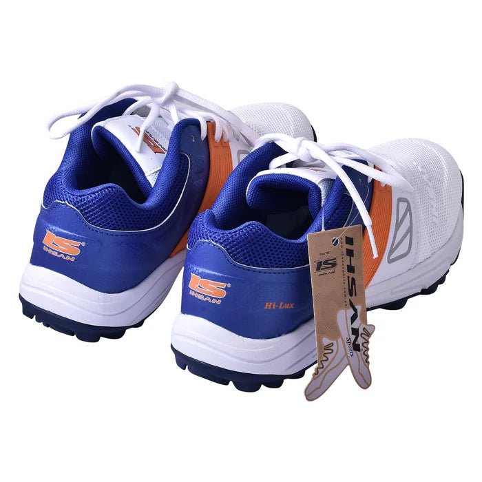 Ihsan Hi Lux Cricket Shoes Blue/Orange