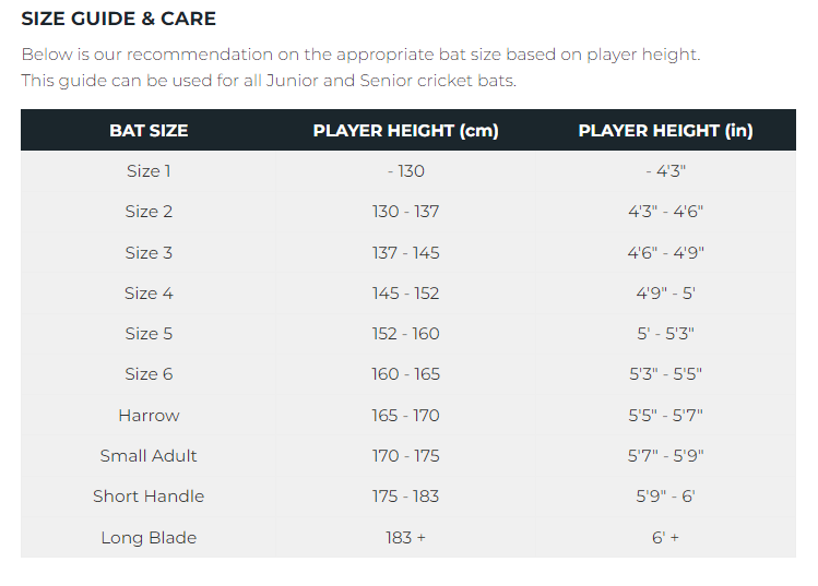 Size Guide