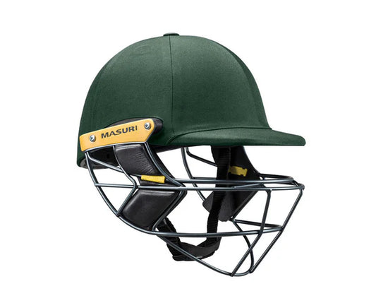 Masuri E Line Steel Cricket Helmet Green