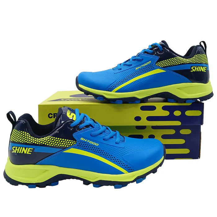 Shine 7000 New Edition Cricket Shoes Blue/Navy