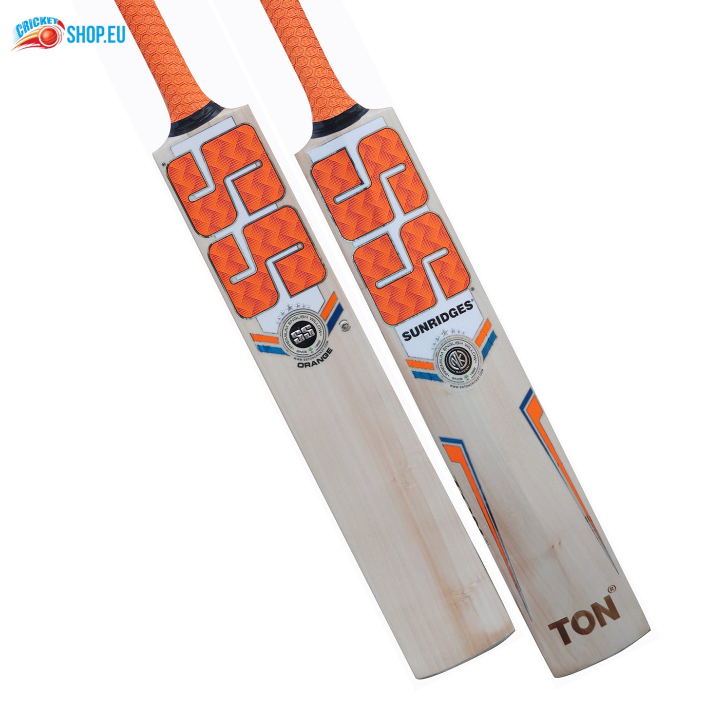 SS Orange English Willow Cricket Bat SH