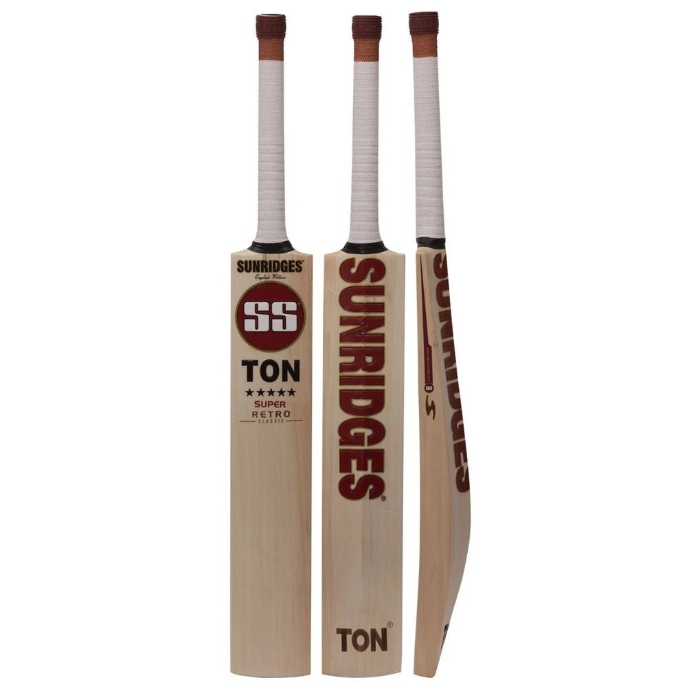 SS Retro Classic Super English Willow Cricket Bat SH