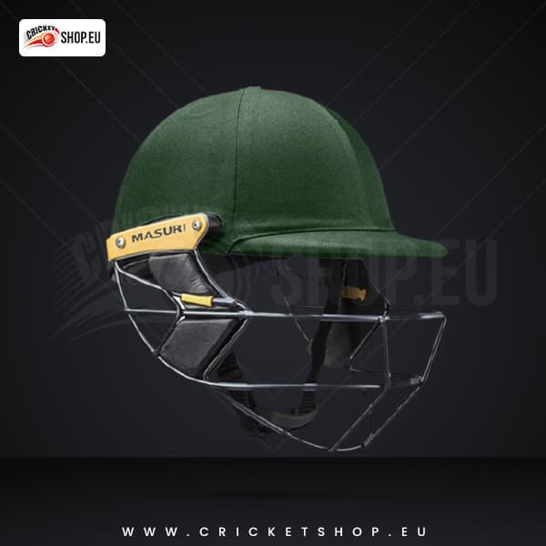 2023 Masuri T Line Steel Cricket Helmet Green