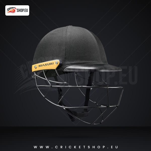 2022 Masuri C Line Plus Steel Cricket Helmet Black