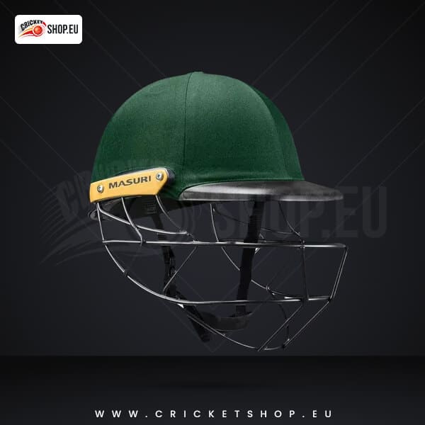 2023 Masuri C Line Plus Steel Cricket Helmet Green