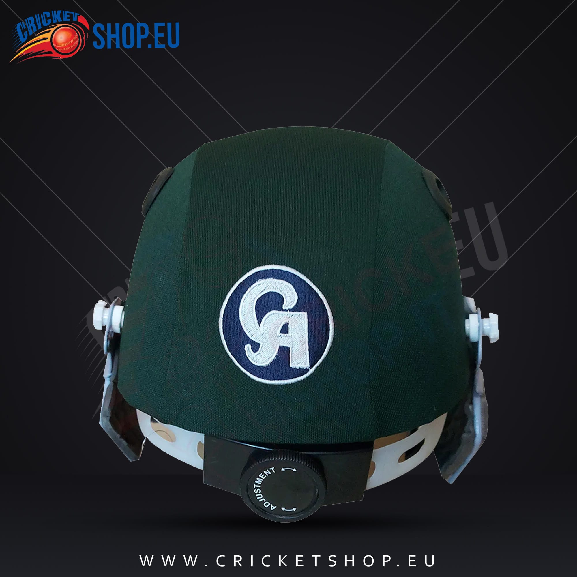 CA Plus 8000 Adjustable Cricket Helmet-Green