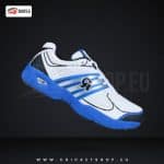 CA Pro 50 Cricket Shoes White Blue