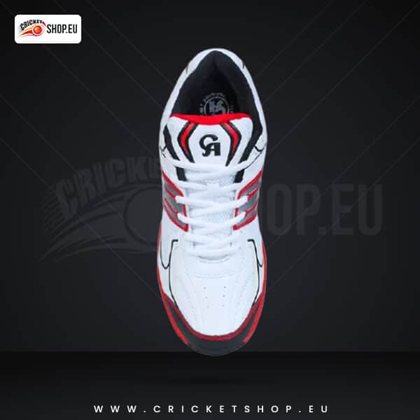 CA Pro 50 Cricket Shoes White/Red