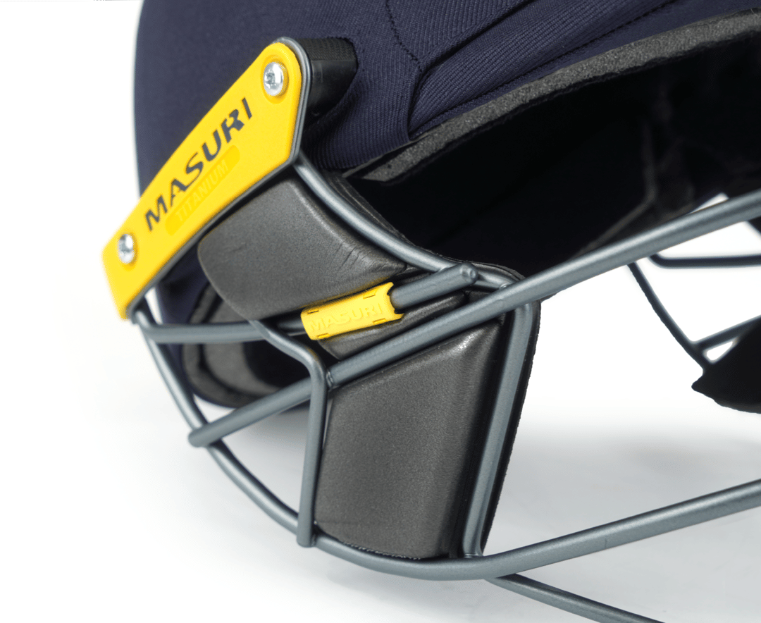 Masuri T Line Steel Cricket Helmet Black