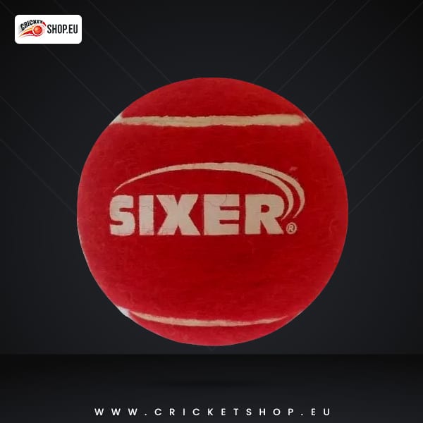 Sixer Cricket Tennis Ball (Yellow,Maroon)
