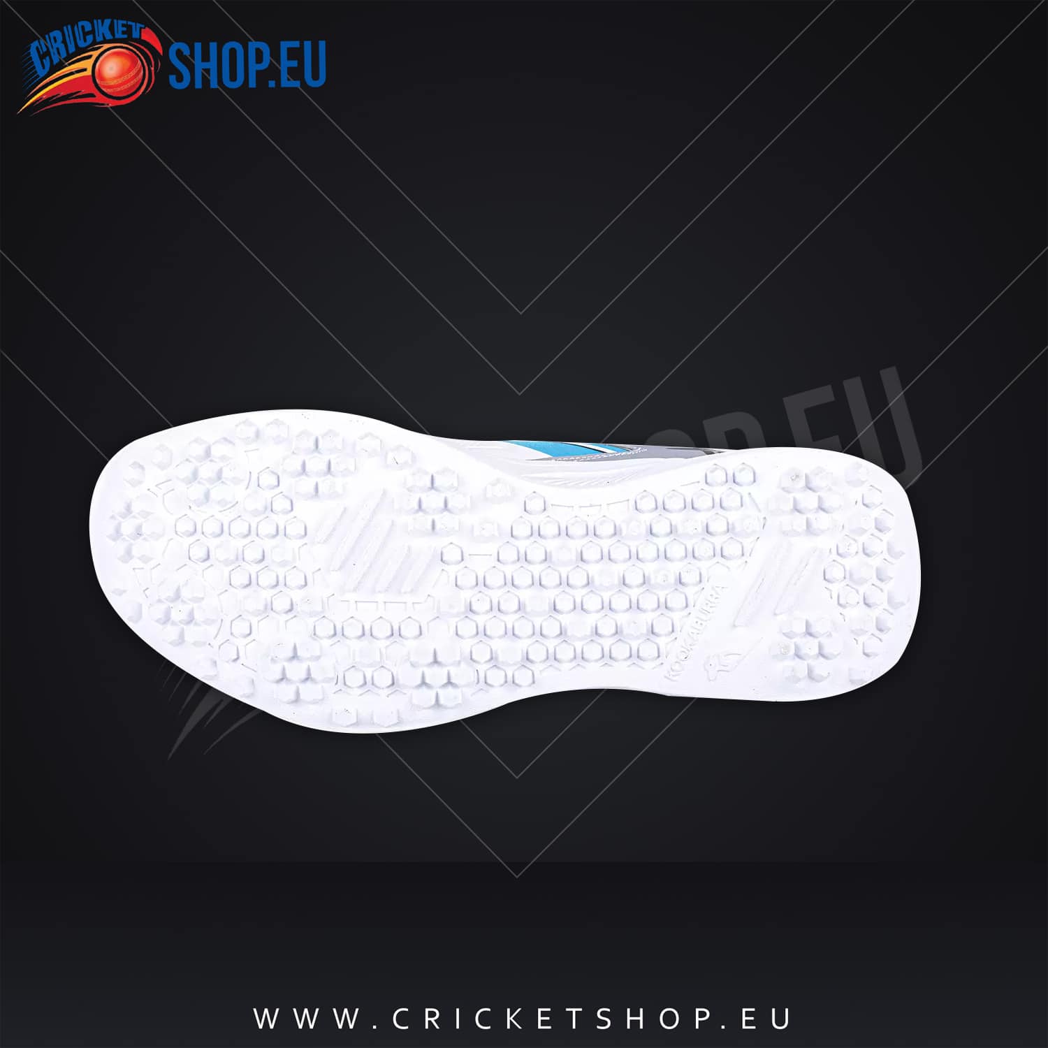 Kookaburra KC 1.0 Rubber Sole Cricket Shoes White/Mint