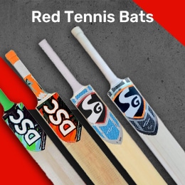 Red Tennis Bat