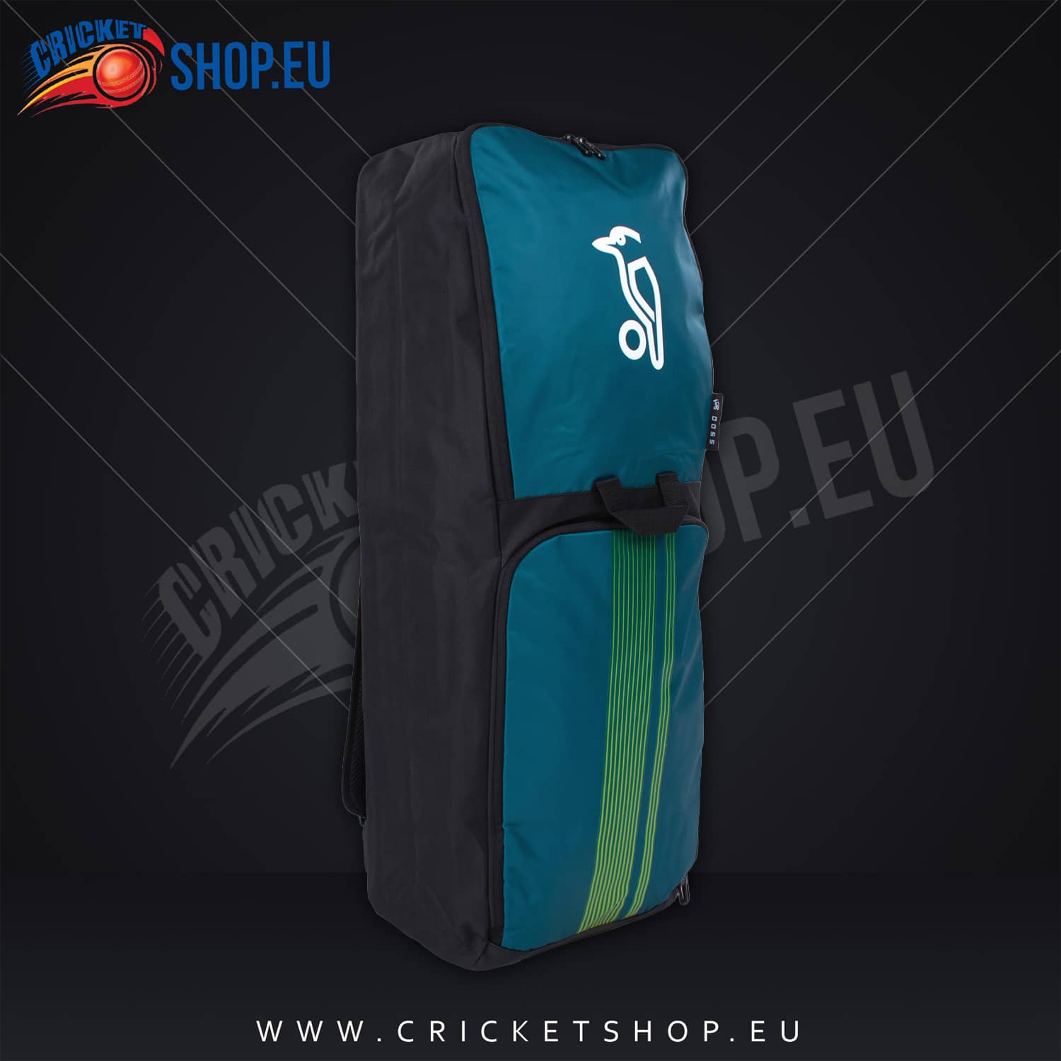 Kookaburra D5500 Duffle Cricket Bag Black/Green