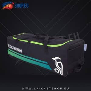 Kookaburra 9000 Wheelie Bag Black/Green
