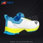 DSC Jaffa 22 Cricket Shoes White-Lemon Yellow