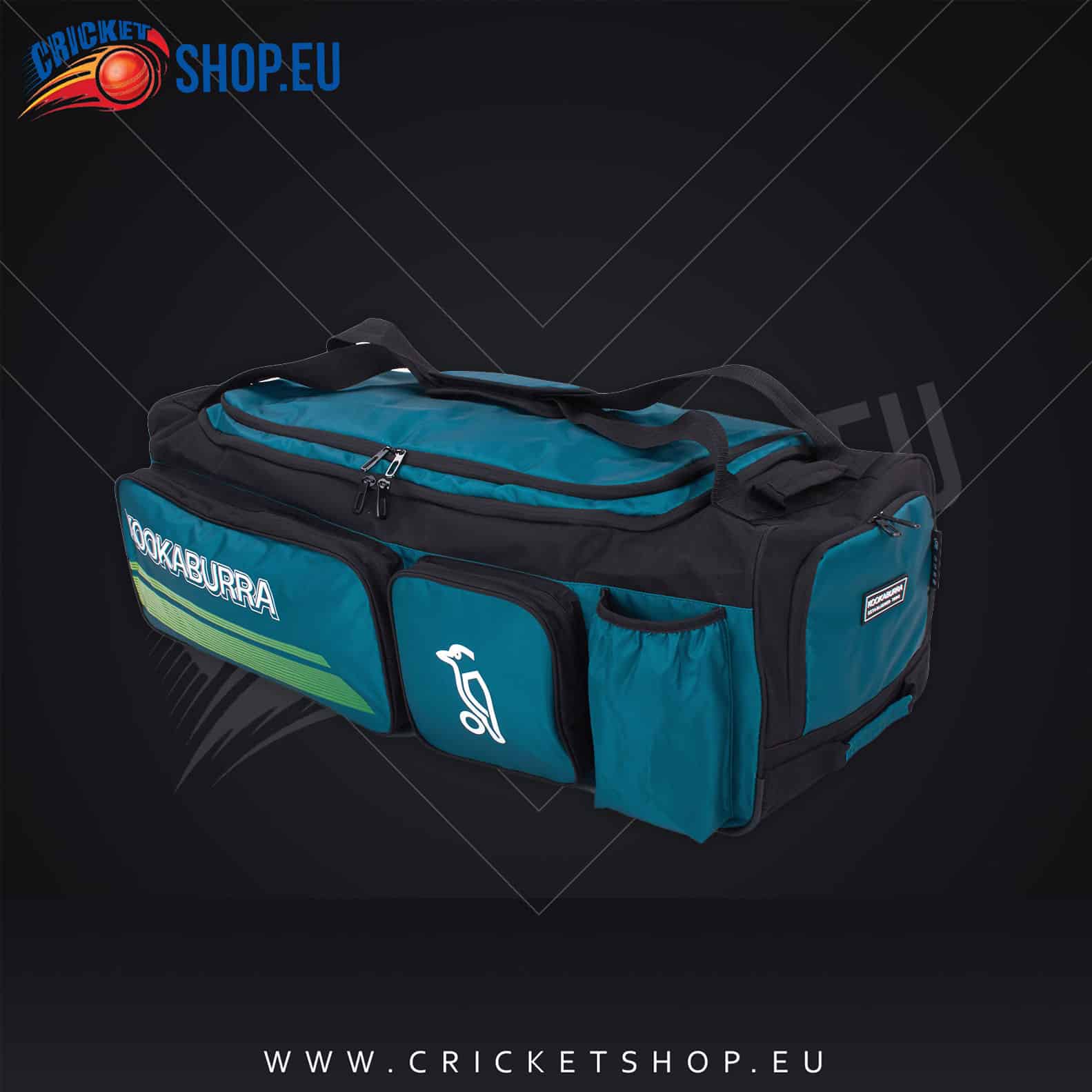 Kookaburra Pro 3500 Wheelie Bag Black/Green