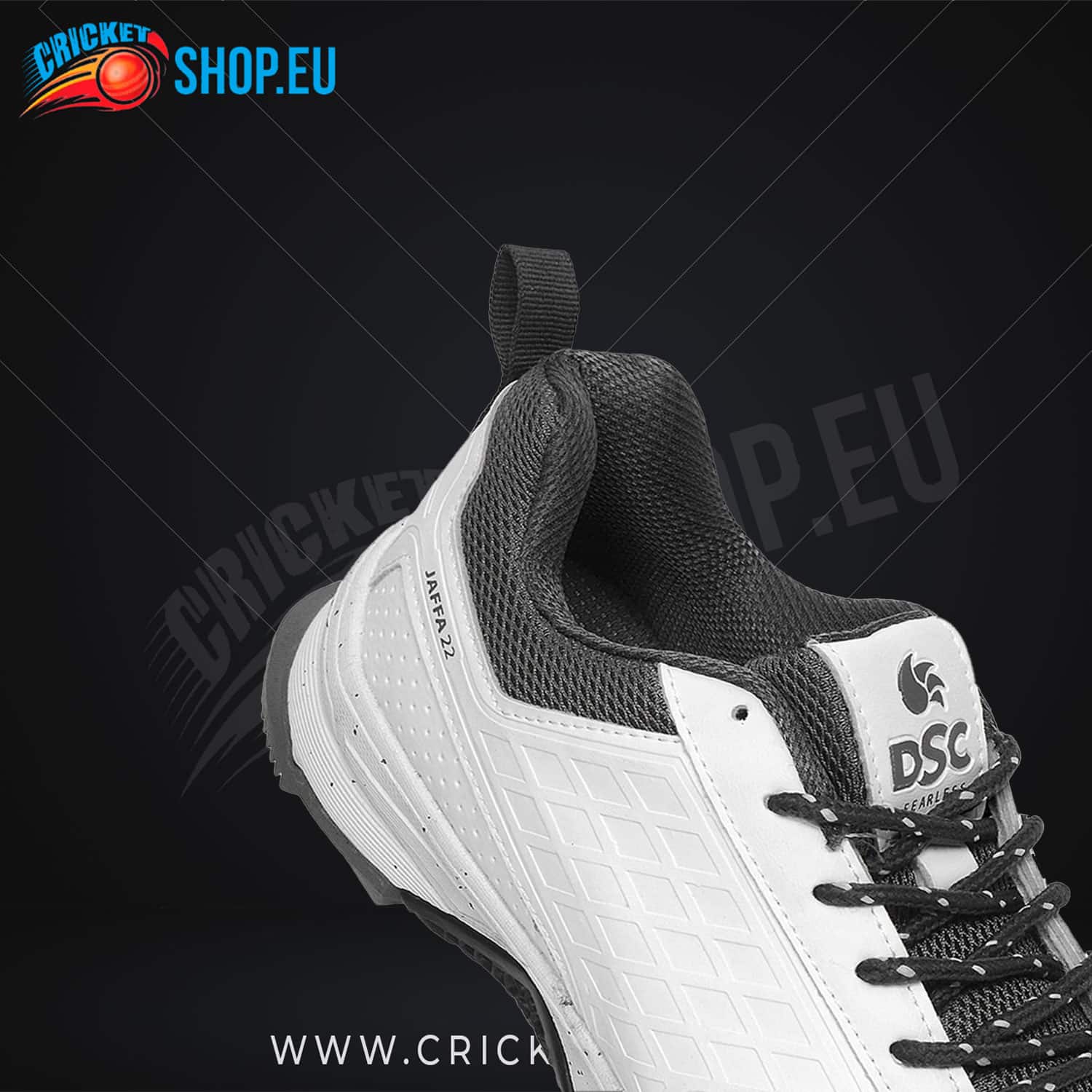 DSC Jaffa 22 Cricket Shoes White-Grey