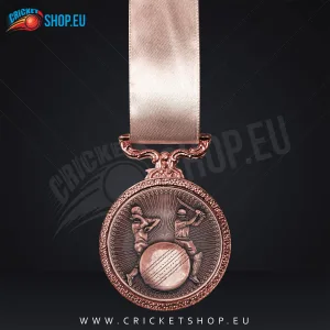 Deluxe Cricket Medal Antique Bronze