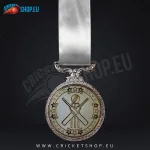 Silver Tri Star Cricket Medal