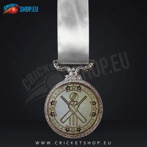 Silver Tri Star Cricket Medal